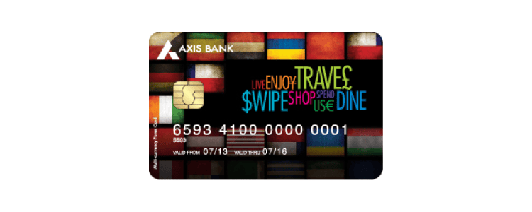 Axis Bank Multi Currency Forex Card